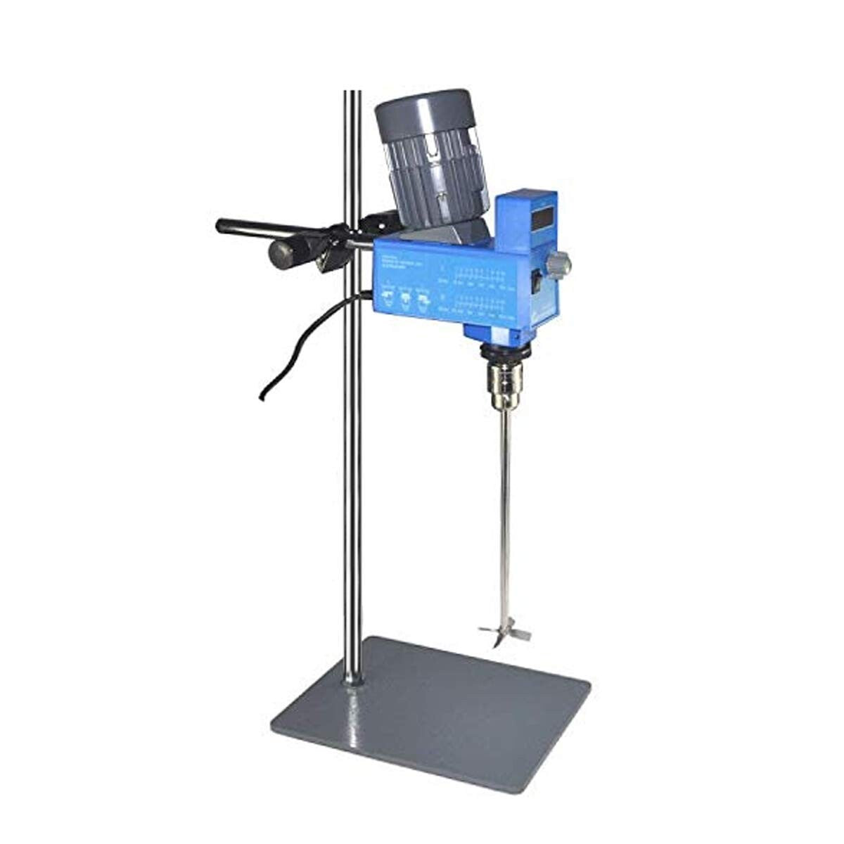 Industrial Liquid Mixer - Digital Overhead Stirrer with Variable Speed Function