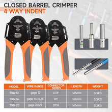 Load image into Gallery viewer, Comprehensive 12-Pc Crimping Kit: Weather Pack &amp; Deutsch Tools for Professionals