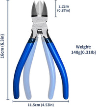 Load image into Gallery viewer, Flush Cutting Pliers 10 Pack - 6-Inch Wire Cutters for Jewelers and Crafters