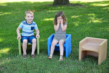 Load image into Gallery viewer, Versatile 3-in-1 Kids Sky Blue Chair: Safe, Easy-Clean Classroom Furniture