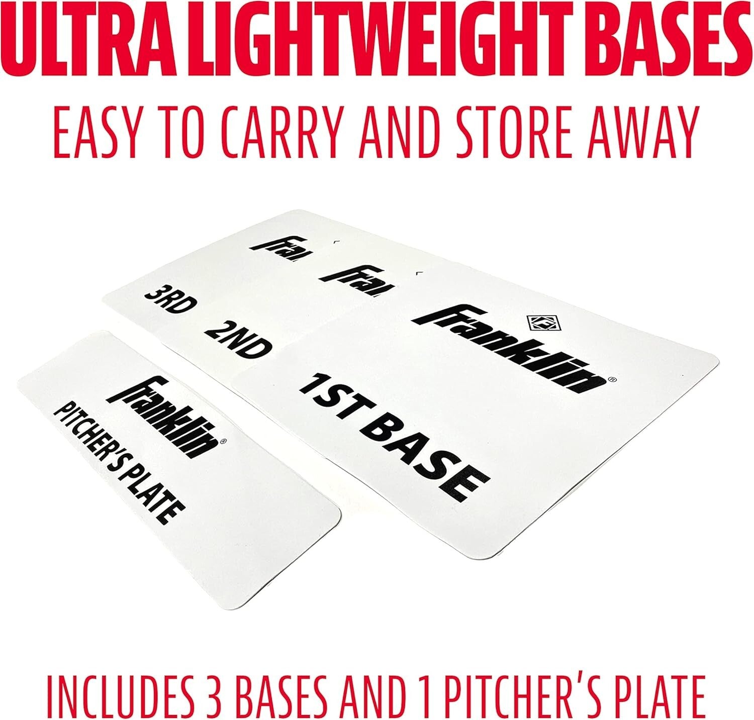 Durable Youth Baseball Set with Pitch Back Net and Rubber Bases - Fun for All