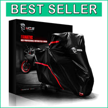 Load image into Gallery viewer, Windproof Motorcycle Cover with Reflective Stripes - Universal Fit for 86" Bikes