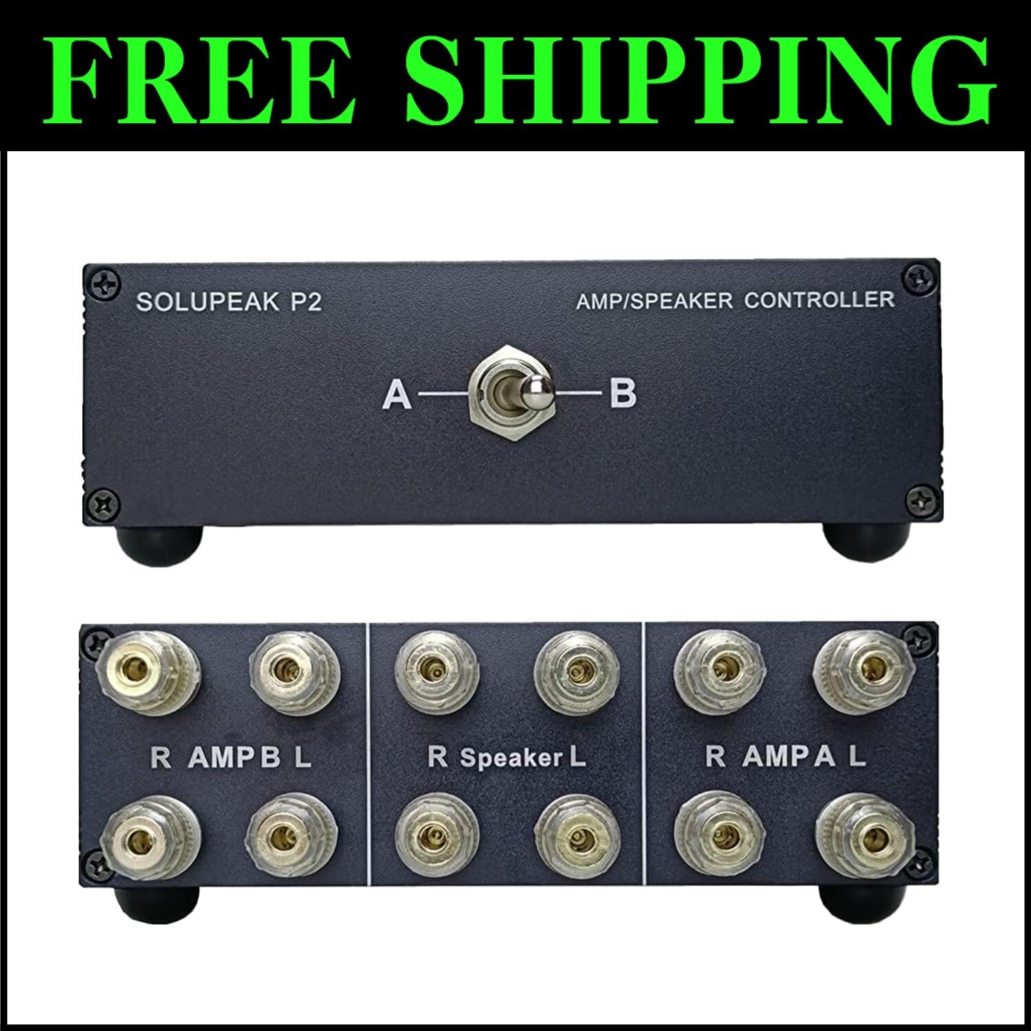 Premium 21-in-12-out Amplifier Speaker Switcher Selector for Audiophiles