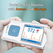 Load image into Gallery viewer, Rechargeable ECG Monitor: Lead I Heart Rate Recorder | Smartphone Compatible