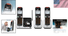 Load image into Gallery viewer, DECT 6.0 Cordless Phone Set with Smart Call Blocking &amp; Digital Answering System