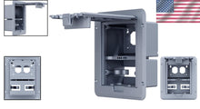 Load image into Gallery viewer, In-Use Weatherproof Outlet Cover with Beveled Edge - Outdoor Convenience