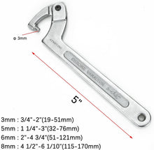 Load image into Gallery viewer, 4-Piece Adjustable Spanner Wrench Set - Ideal for Vehicles and Machinery