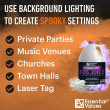 Load image into Gallery viewer, Water-Based Fog Fluid - 1 Gallon Extra Dense for Stunning White Fog Effects