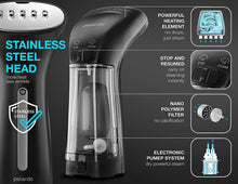Load image into Gallery viewer, Travel Size Garment Steamer - Fast Heat-Up, Cool Touch, Ideal for Beginner Users