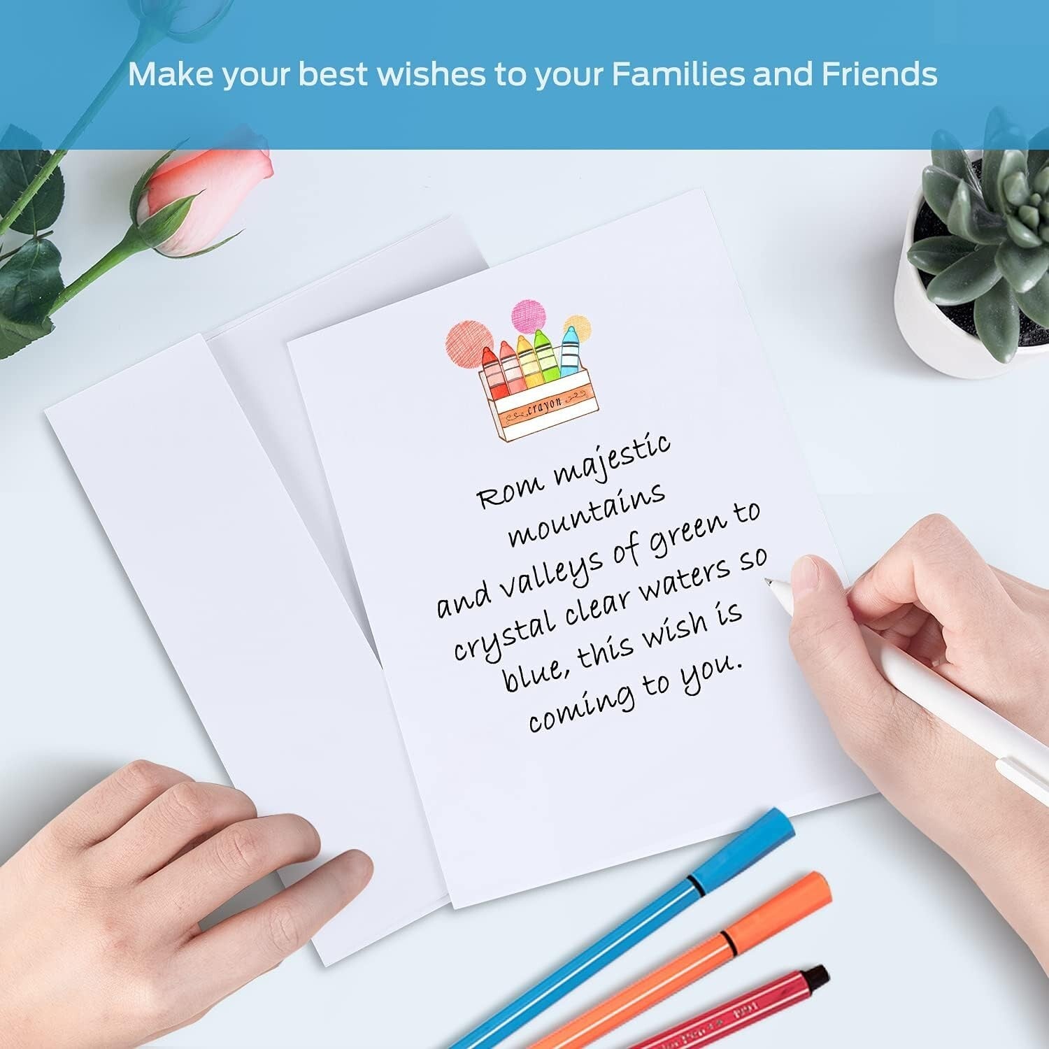 Versatile 200 Pack of A7 Blank Cards & Envelopes - Ideal for Weddings & Showers