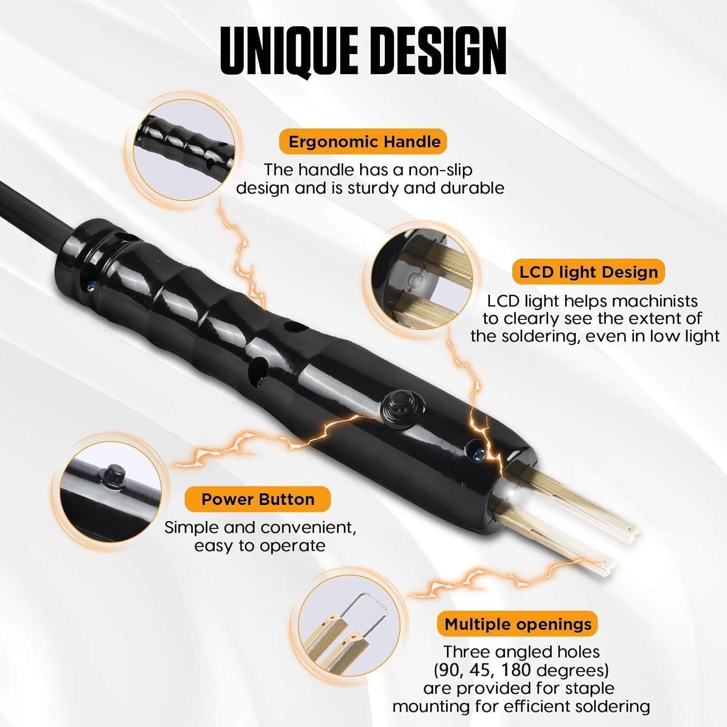 Efficient 5-Level Adjustable Plastic Welding Kit with 600 Staples for Repairs