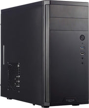 Load image into Gallery viewer, Brushed Aluminum Mini Tower Case with Vertical Storage Solution for PCs