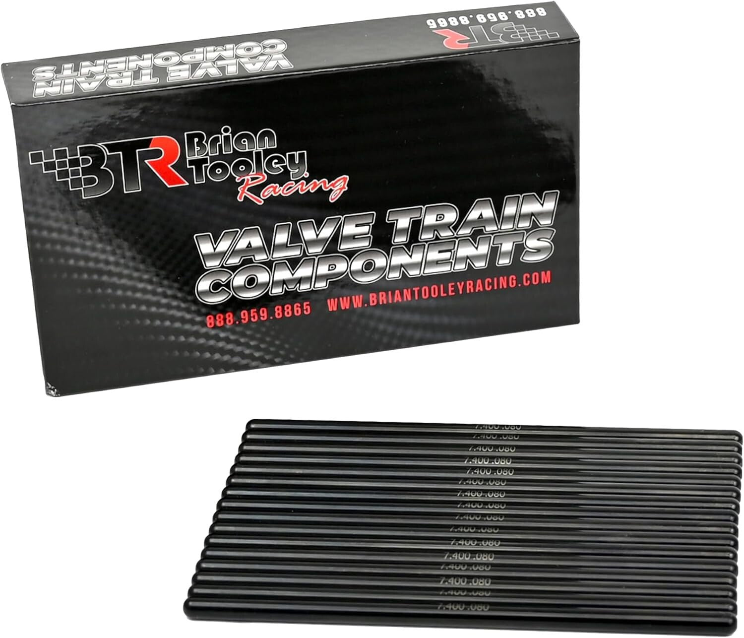 Direct Fit 7.400" .080" Chromoly Pushrods for LS Engines - Reduce Deflection