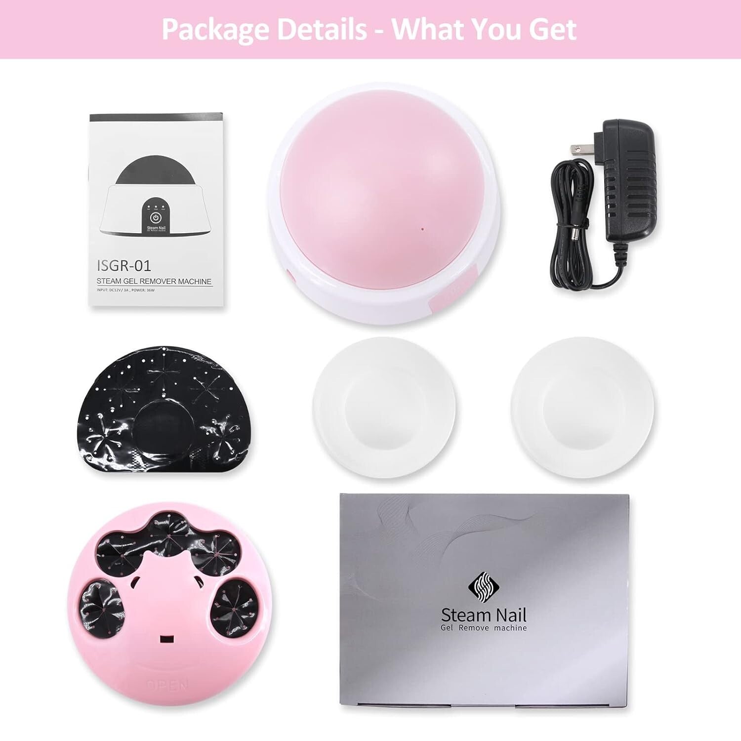 Innovative Nail Steamer for Gentle Gel Polish Removal - Lightweight & Effective