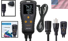 Load image into Gallery viewer, Digital Temperature Controller for Homebrew, Greenhouse &amp; Chest Freezer 1650W