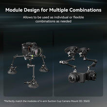 Load image into Gallery viewer, Heavy-Duty 4" Suction Cup Mount - Max 10kg Static Load for Filming in Vehicles