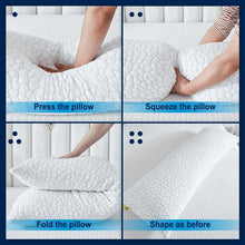 Load image into Gallery viewer, Luxury Cooling Body Pillow 51"x18" - Adjustable Shredded Gel Memory Foam
