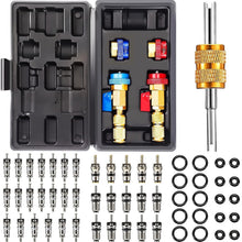 Load image into Gallery viewer, 35-Piece R134A/R1234YF A/C Valve Core Tool Set with O-Ring Seal Accessories