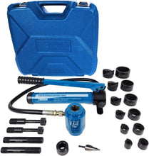 Load image into Gallery viewer, Lightweight 24 lbs Hydraulic Punch Set - Includes 6 Precision Dies for Easy Use