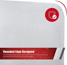 Load image into Gallery viewer, Versatile Wall-Mount 26" x 12" Stainless Steel Sink Splash Guard for Kitchens