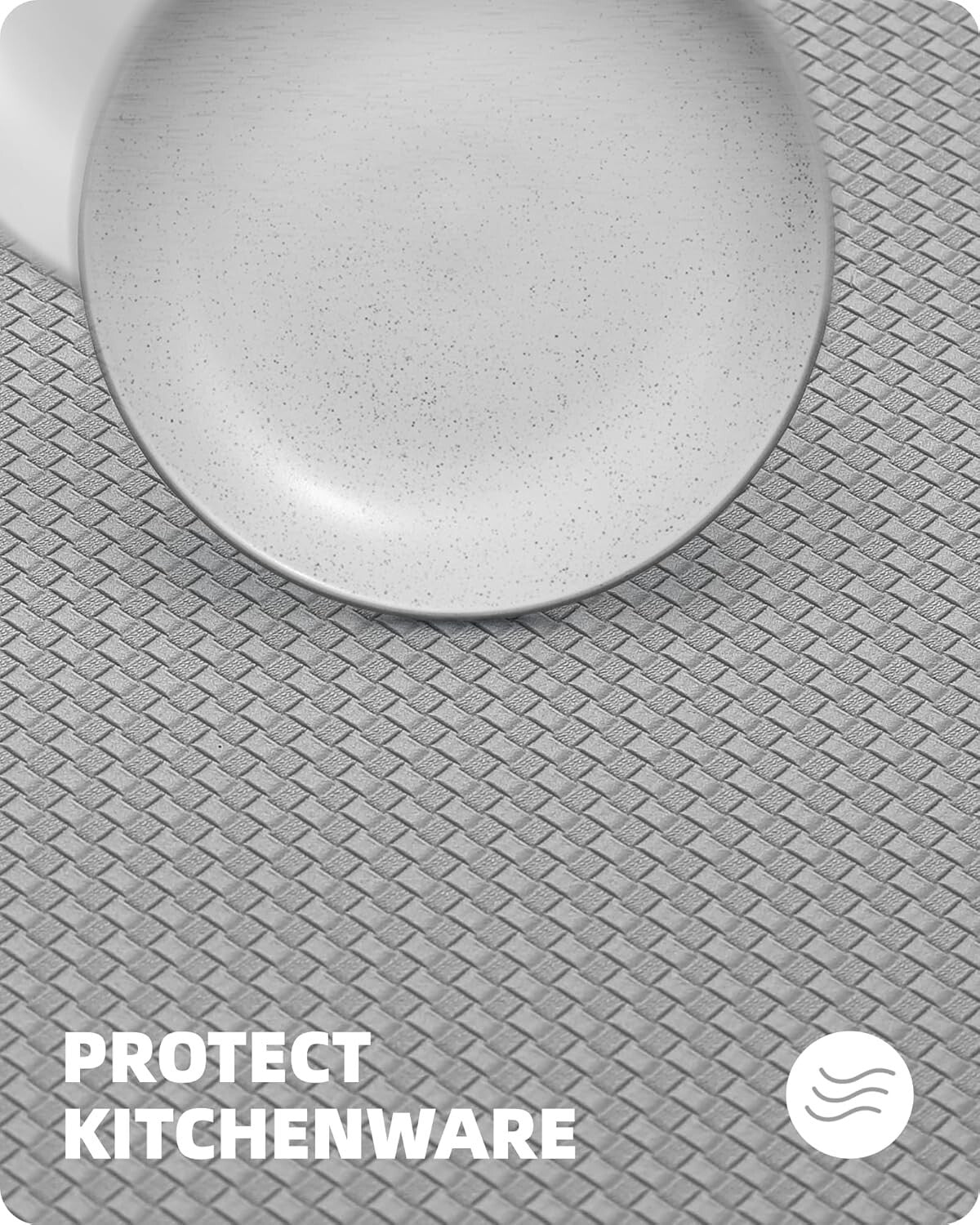 Stylish Kitchen Runner Rug Set - Memory Foam, Non-Slip, Anti-Fatigue - 17"x59"