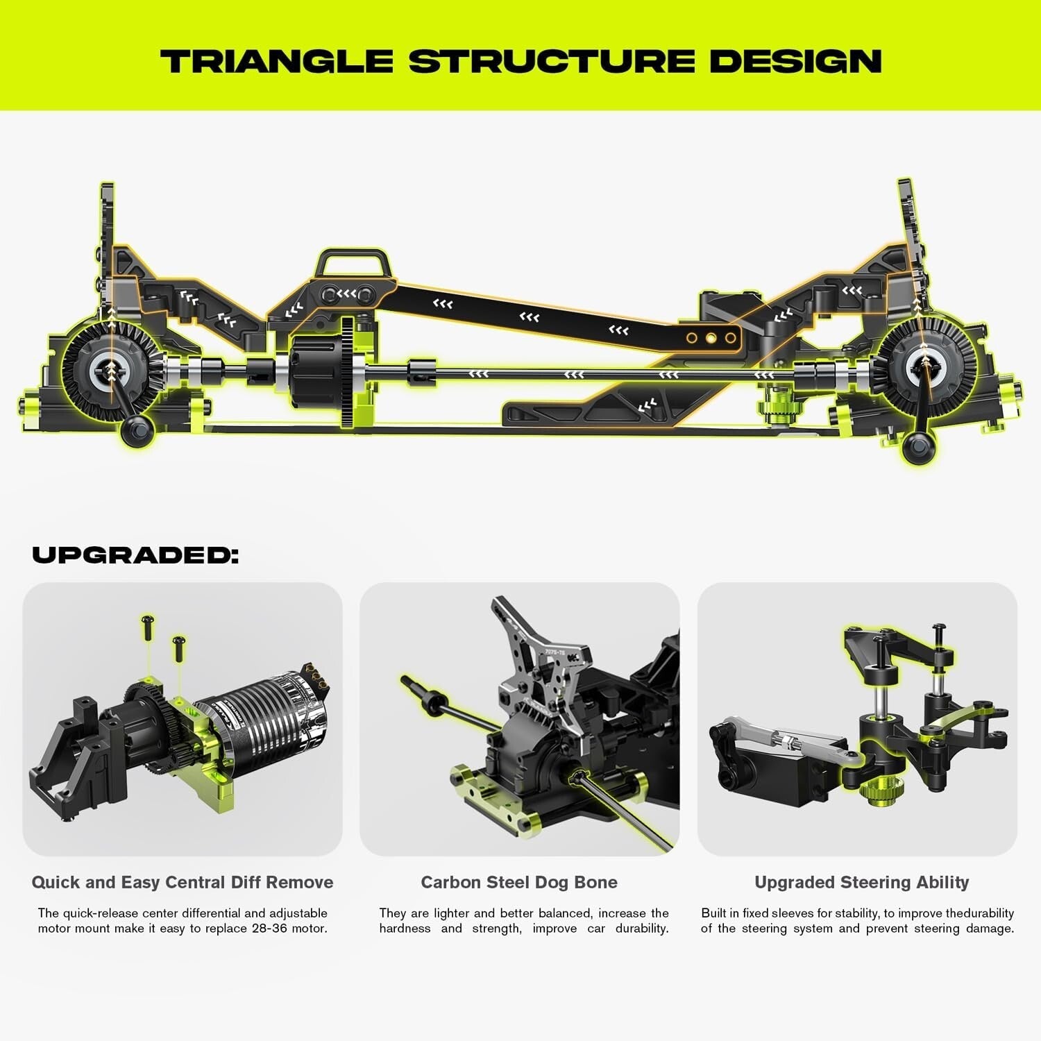 Fast 50mph Waterproof Monster Truck - Remote Control 1/10 Off-Road Adventure