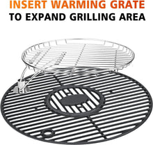 Load image into Gallery viewer, Versatile 19.5” Grill Grate for Kamado Grills - Professional Searing Marks