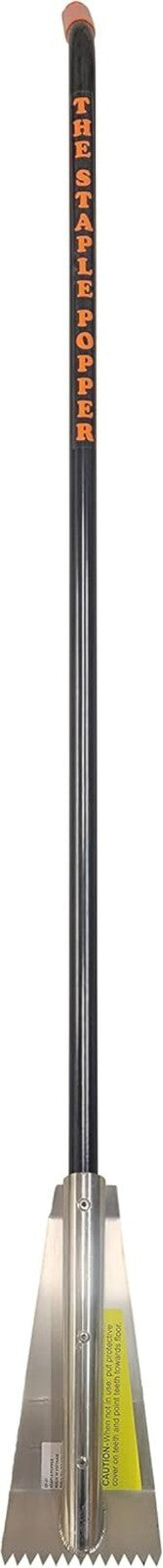Ergonomic Stand-Up Fast-Action Carpet Staple Popper - Durable Stainless Steel