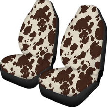 Load image into Gallery viewer, Machine Washable Cow Print Car Seat Protectors - Stylish &amp; Durable Design