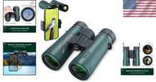 Load image into Gallery viewer, Professional 10X42 Lightweight Binoculars with Phone Adapter for Nature Lovers