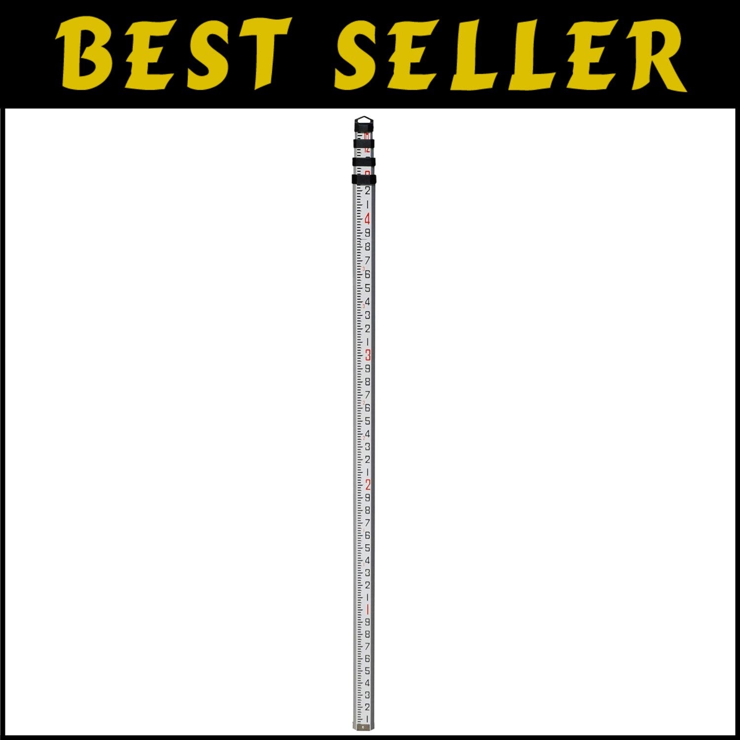 Telescoping Aluminum Grade Rod - 16 ft Heavy-Duty Tool for Accurate Measurements