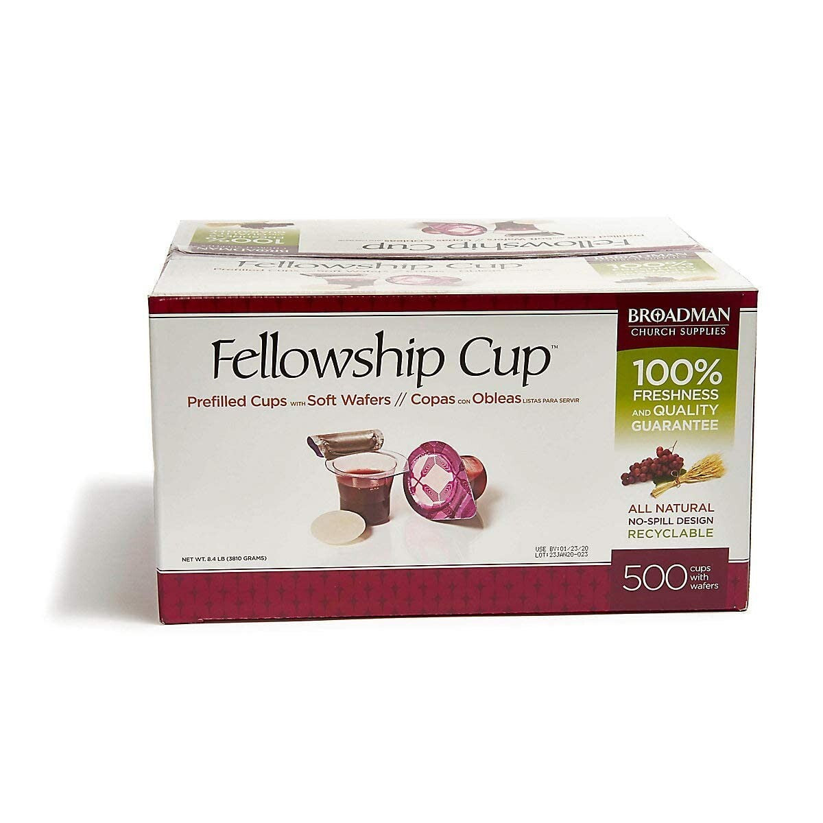 Convenient Pre-Filled Fellowship Cups with 100% Concord Grape Juice - 500 Count