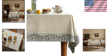 Load image into Gallery viewer, Versatile Floral Table Cover for All Seasons - 87" x 55" Dining Essentials