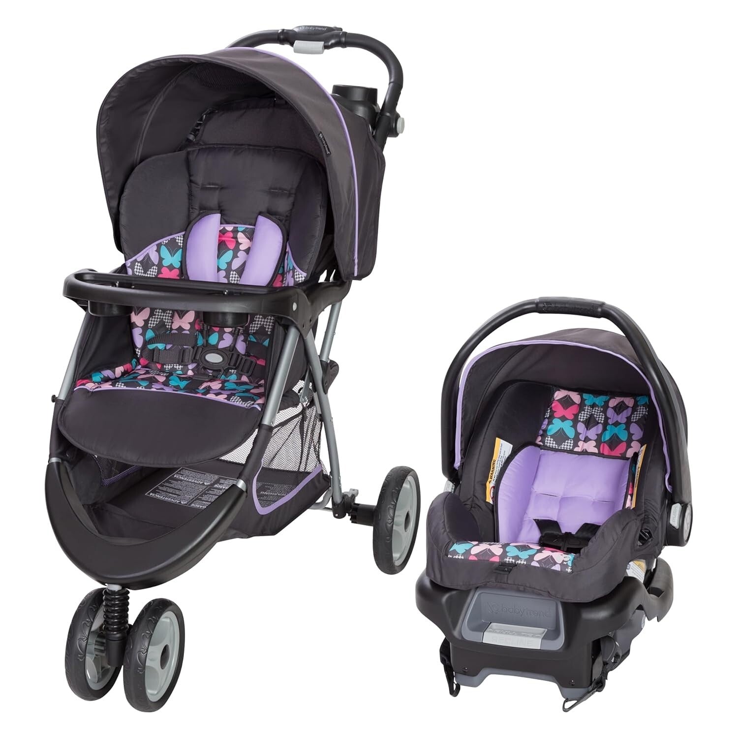 EZ Ride 35 Travel System Stroller & Infant Car Seat Combo - Sofia Elegance