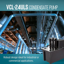 Load image into Gallery viewer, High-Efficiency 115V Condensate Removal Pump - 270 GPH with Overflow Protection