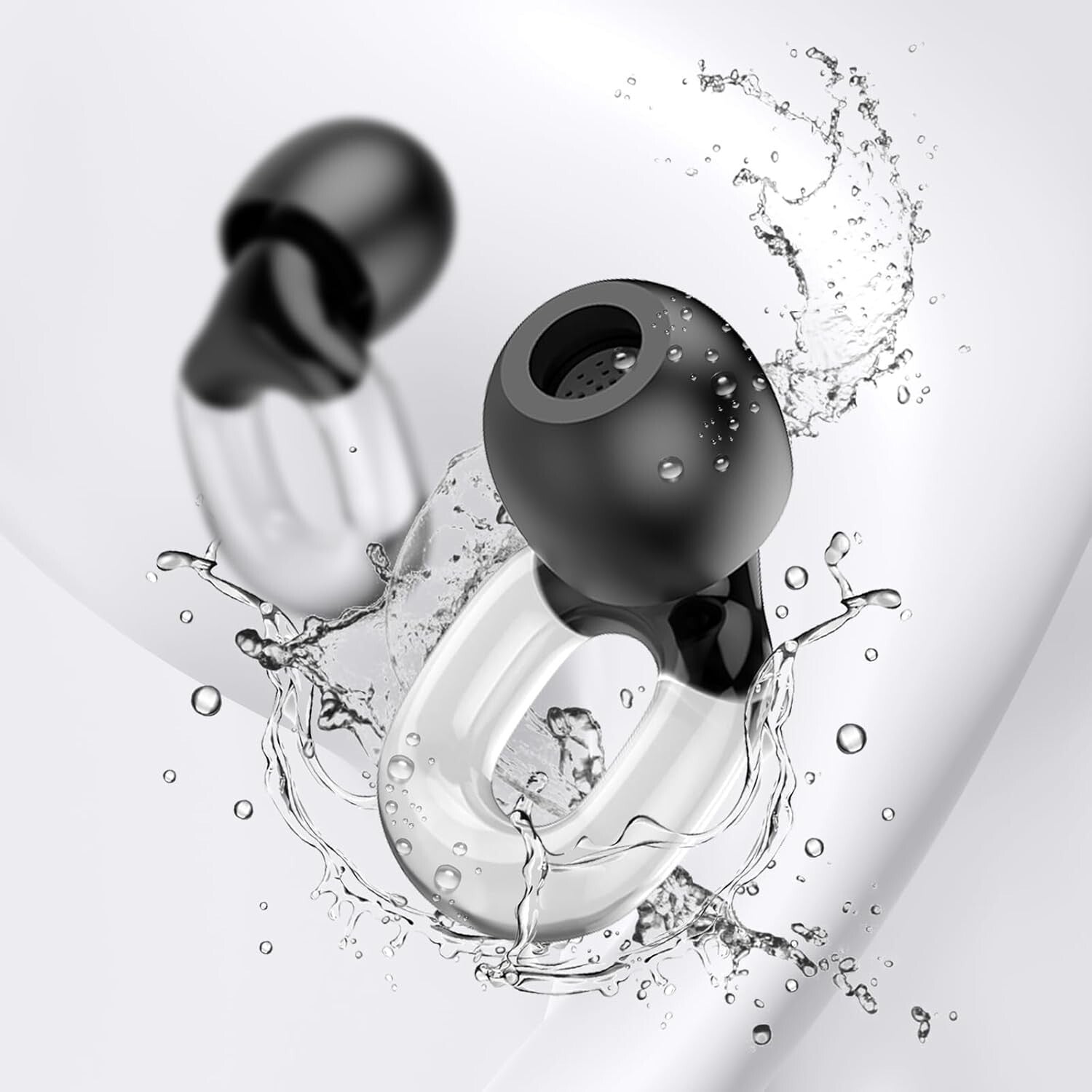 Custom Fit Ear Plugs for Sleeping - 35dB Noise Cancellation, 7 Replaceable Tips