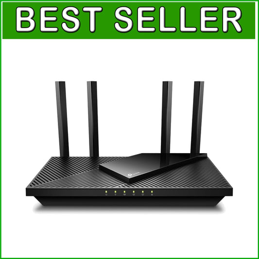 User-Friendly AX1800 WiFi 6 Router – Fast Streaming, Parental Controls & Alexa