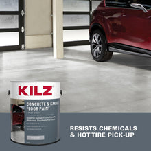 Load image into Gallery viewer, Versatile Silver Gray Garage Floor Paint - 1 Gallon, Slip-Resistant Satin Finish