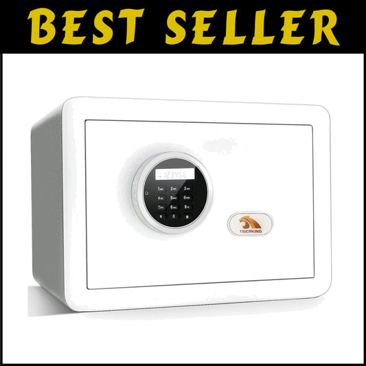 Secure 1.2 Cu Ft Home Safe with Digital Lock, Perfect for Renters & Students