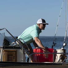 Load image into Gallery viewer, Tall Profile 12-Gallon Marine Fuel Can with Integrated Handles for Easy Carrying