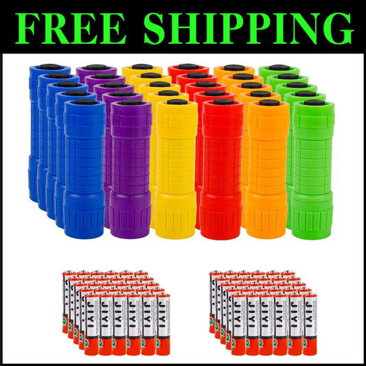 30-Pack Mini LED Flashlights with Batteries - Ideal for Home and Outdoor Use