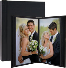 Load image into Gallery viewer, Luxury 10" x 12" Faux Leather Photo Album with Peel-and-Stick Pages for Weddings
