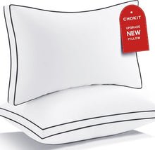 Load image into Gallery viewer, Cool &amp; Fluffy King Size Down Alternative Pillows - 2 Pack for All Sleepers
