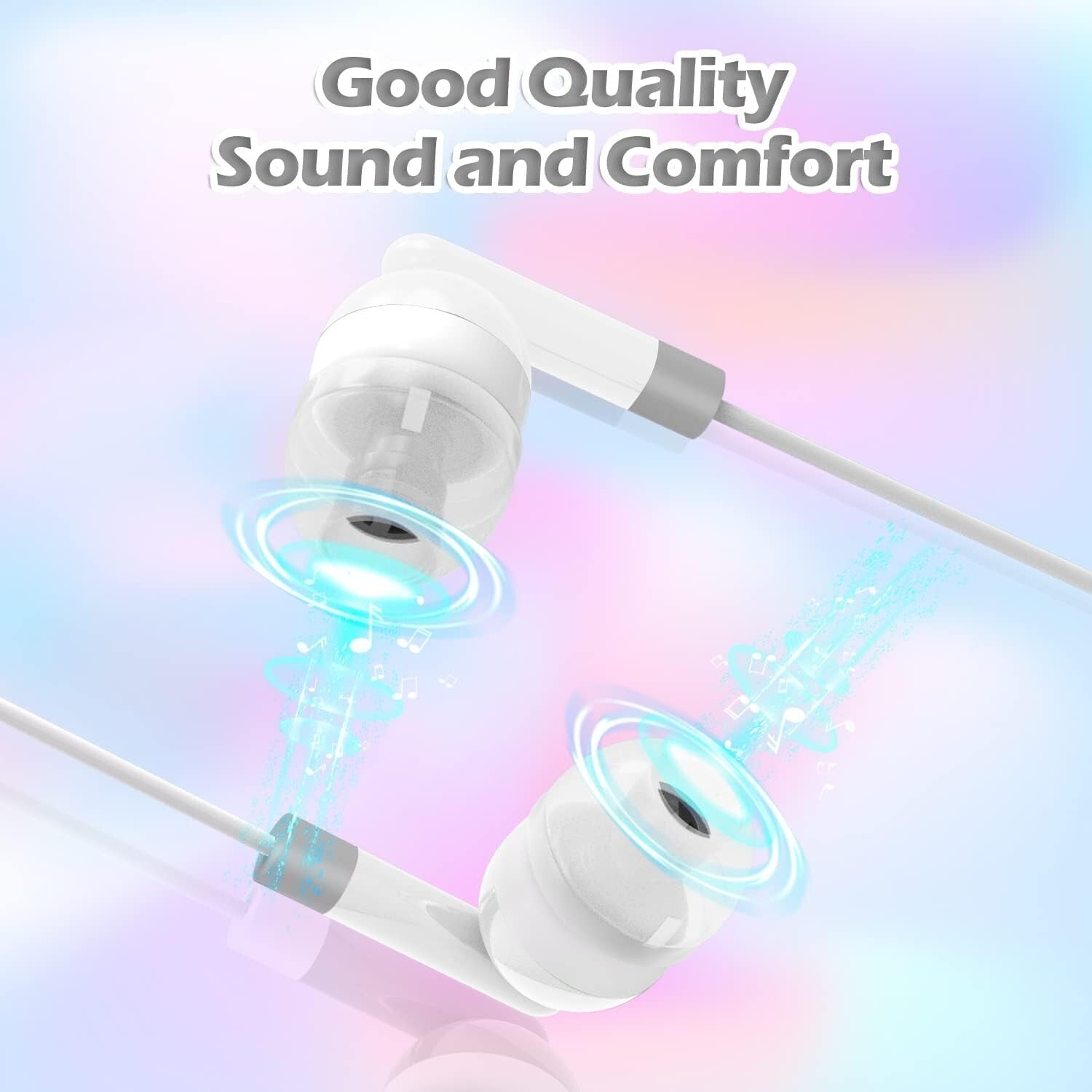 Affordable 100 Pack Earbuds with Rounded Tips - Perfect for Promotions & Gifting