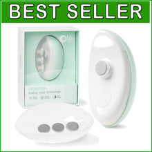 Load image into Gallery viewer, Stylish Electric Baby Nail File - LED Illuminated Trimmer for On-the-Go Parents
