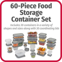 Load image into Gallery viewer, Modern 60-Piece Food Storage Set - Includes Microwave &amp; Freezer Safe Containers
