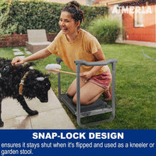Load image into Gallery viewer, Heavy-Duty Foldable Garden Kneeler &amp; Seat with Tool Bags - 350 lbs Capacity