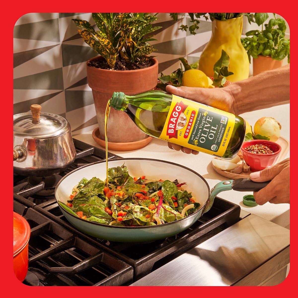 Premium Organic Extra Virgin Olive Oil - Heart Healthy, 128 Fl. Oz from Greece