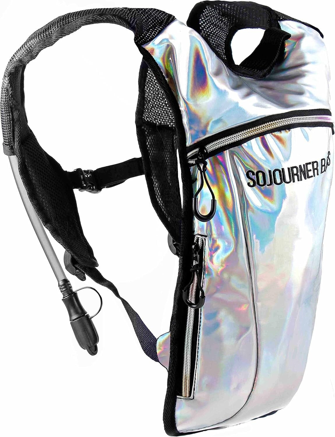 Holographic 2L Hydration Pack - Leak-Proof Water Backpack for Festivals & Hiking