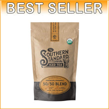Load image into Gallery viewer, Southern Standard Organic Iced Tea Bags - 50% Black, Green &amp; White - 100 Count
